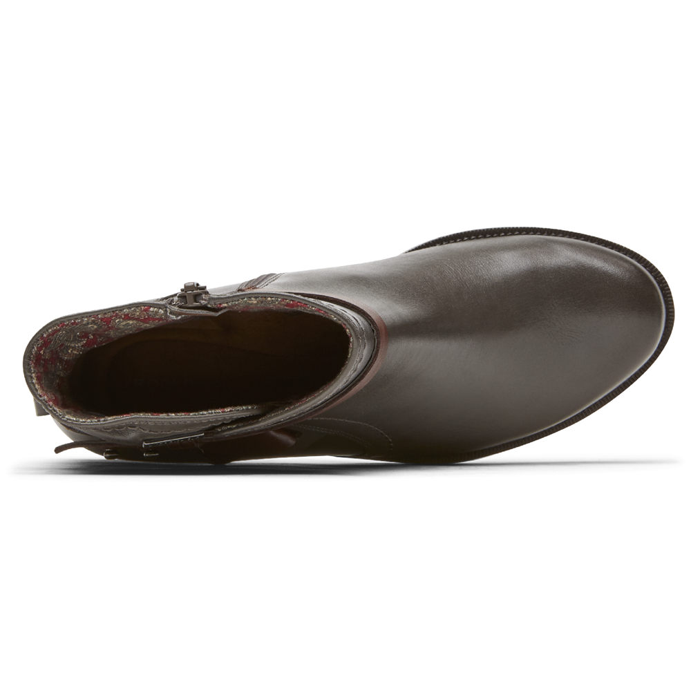 Rockport Støvler Dame Grå - Copley Waterproof Strap - WYTC23817